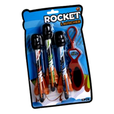 Ejection Rocket, 3 Piece, with launcher